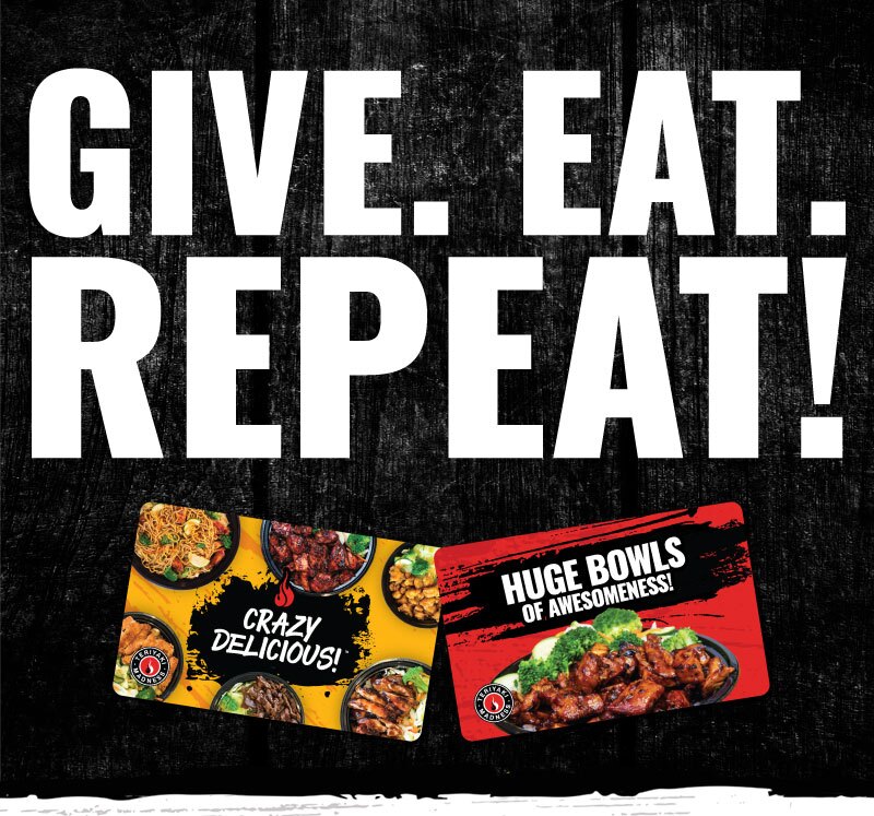 Give. Eat. Repeat! Gift Cards.