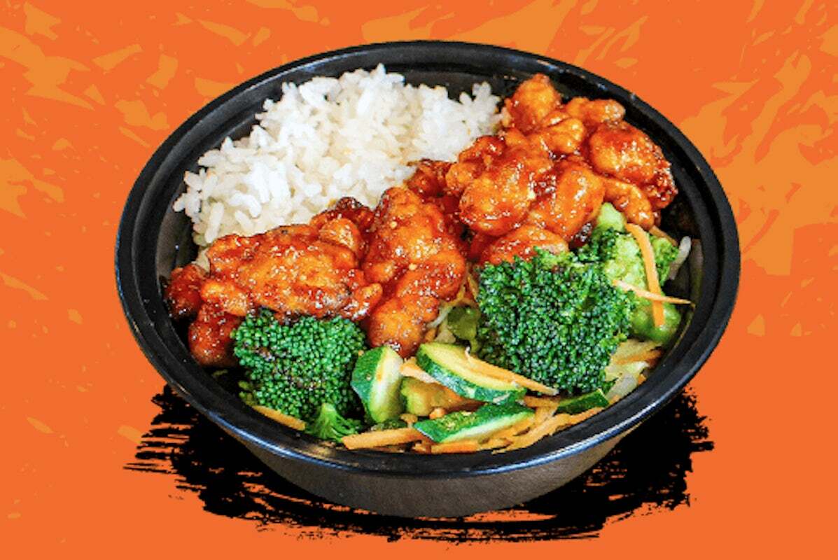 Spicy Orange Chicken Bowl