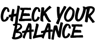 Check your balance