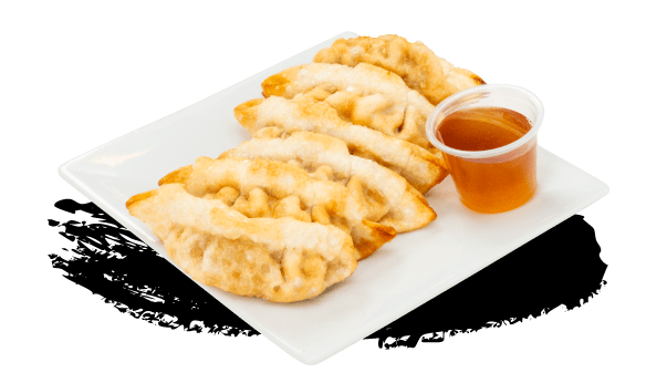Chicken Potstickers with Sauce 