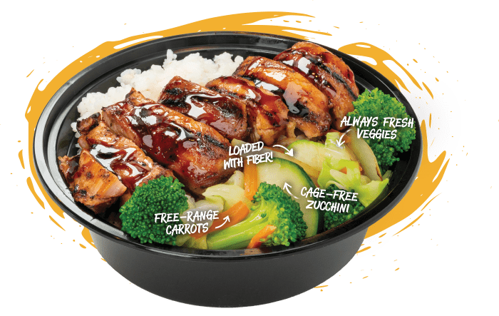 Chicken Teriyaki Bowl with Veggies