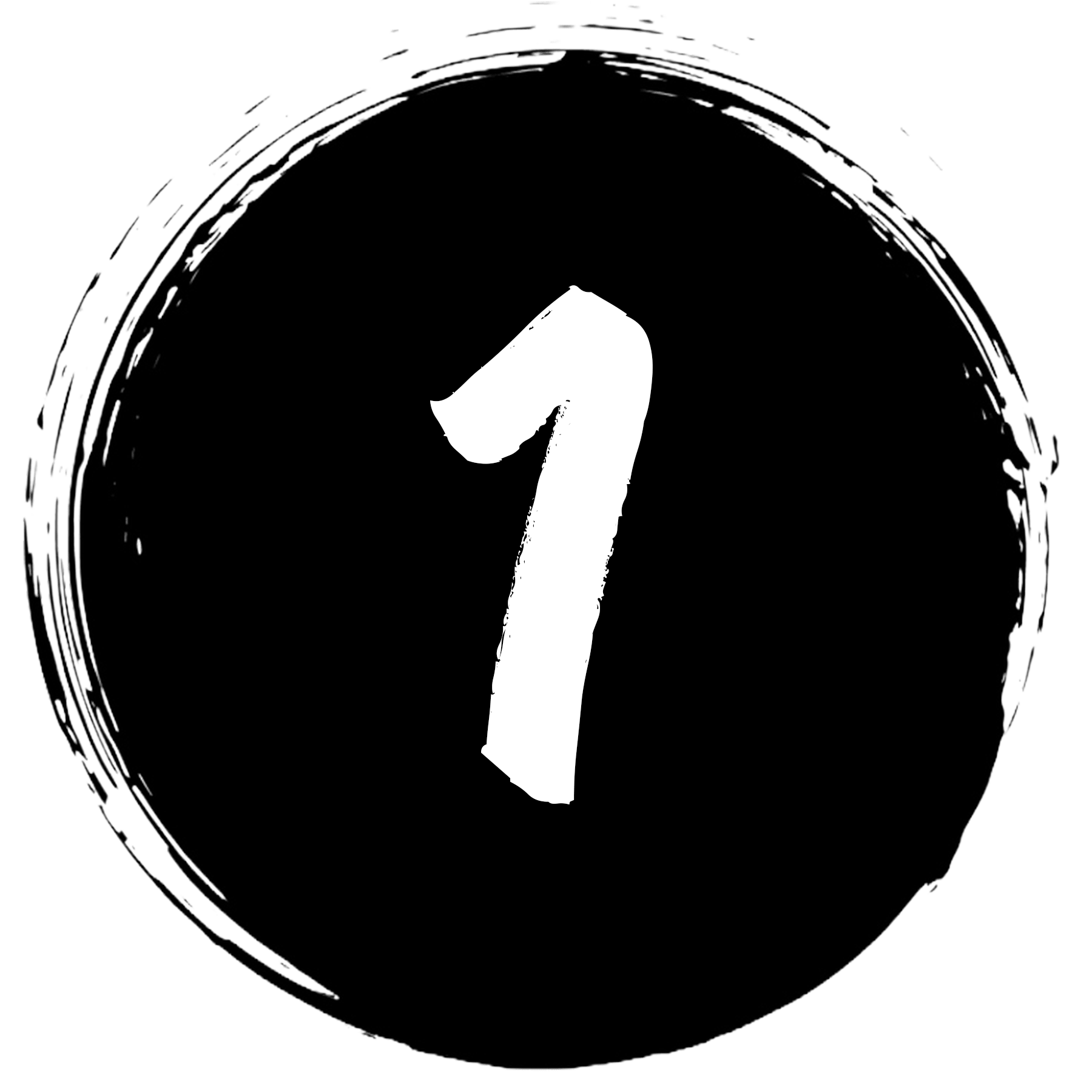 A photo of the number one